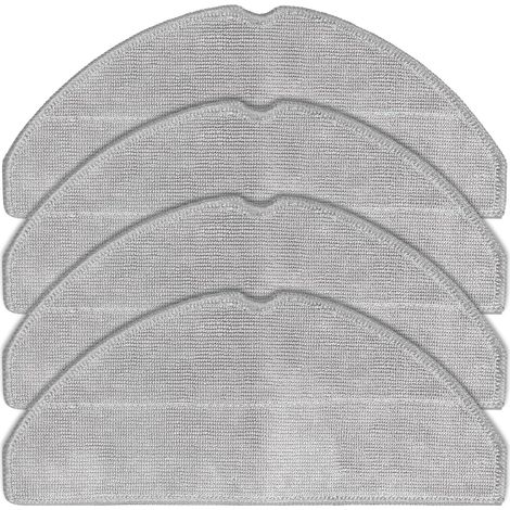 4pcs Cleaning Cloth for Tapo RV30 Max Plus, RV30 Max, RV20 Max Plus, RV20 Max Robot Vacuum Cleaner Replacement Part, Accessories Washable Microfiber Cloth Replacement (1/5)