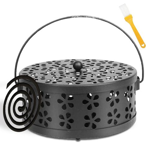 Support de Bobine de Moustique, Support de Bobine D'encens, Support Spirale Anti Moustique Portable, Métalliqu, Support Spirale Anti Moustique pour Salon, Chambre à Coucher, Extérieur (1/5)