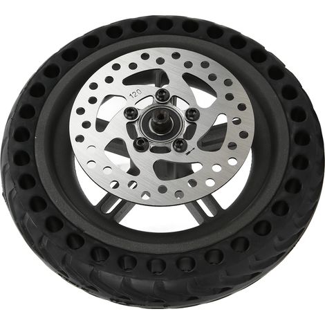 Roue arrière pour trottinette électrique Xiaomi M365 PRO/PRO2 : moyeu de 8,5 pouces, pneu nid d'abeille et disque de frein de 120 mm. Compatible avec les modèles Xiaomi M365 PRO/PRO2. (1/5)