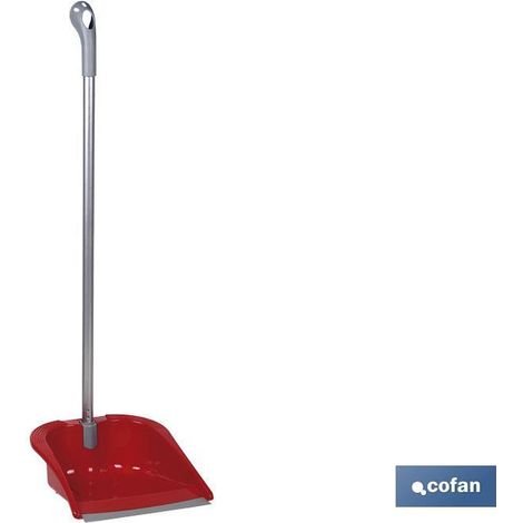 Rote Klappkehrschaufel mit COFAN-Gummi 41003143