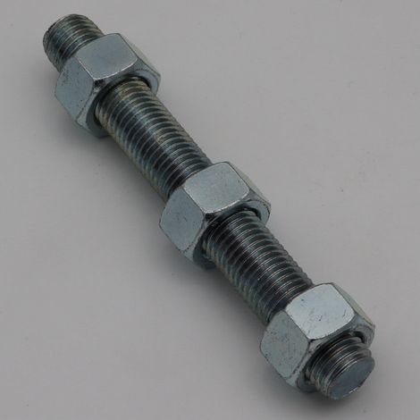 KIT 1 Filet M16X120 Avec 3 Ecrou M16 Acier zingué-1 pièce