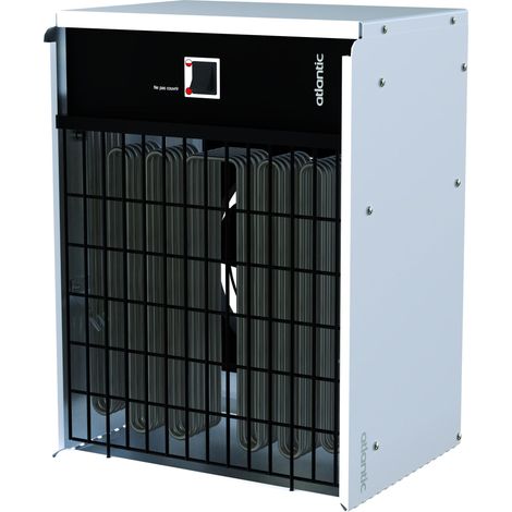 Atlantic – Aérotherme aérofixe digital 30/20 kW – Débit d'air 2200 m³/h – Résistance blindée à tubes lisses – Régulation électronique (1/3)