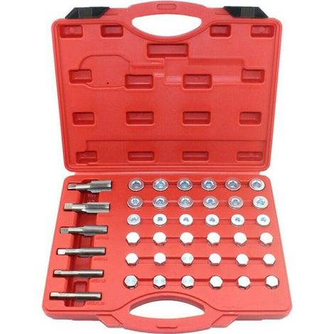 Kit 114 Pz Reparation Filetatura Tappo Coppo Olio With Tappi And Rondelle A.07200 (1/2)