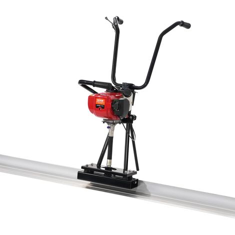 Chape électrique pour béton à gaz, 3370 mm, kit flotteur barre à bord droit aluminium, haute efficacité 6500 tr/min, finition ciment 4 temps avec poignées réglables en hauteur, outil pour béton (1/5)