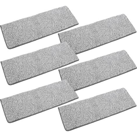 Lot de 6 balais à gratter extra longs et épais de rechange (33 x 12 cm). (1/5)