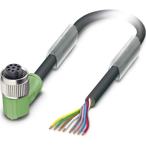 Phoenix Contact 1522639 Sensor-/Aktor-Steckverbinder, konfektioniert M12 Buchse, gewinkelt 3.00 m Po