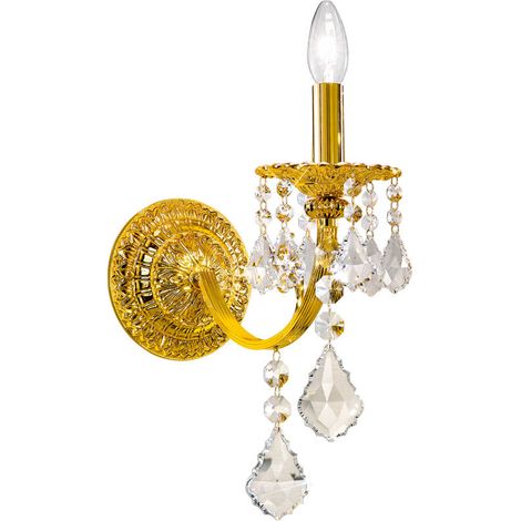 Kolarz PISANI CRYSTAL Applique Bougie Cristal Or 24 Carats (1/5)