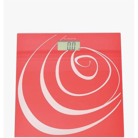 Bilancia Pesapersone Digitale Rossa Portata 150 Kg Stube Rose (1/2)