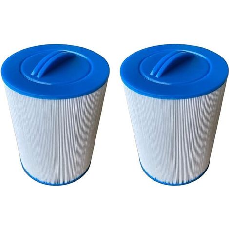Filtro para spa FD2095 compatible con PWW50P4, rosca fina/MPT de 3,8 cm (no compatible con PWW50P3, rosca gruesa/SAE), φ15x20,5 cm, paquete de 2. (1/5)