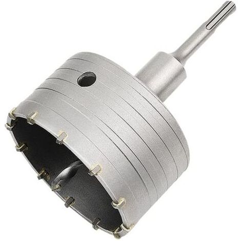 Scie cloche trépan béton 110mm – Adaptateur SDS Plus – Pour murs en béton, brique et pierre – Coupe rapide sans vibration (1/5)