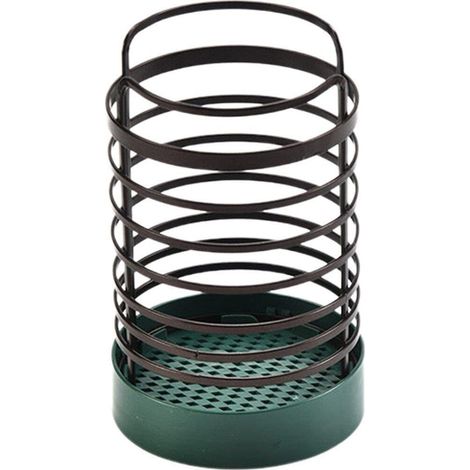 Porte-ustensiles cuisine, égouttoir couverts, trous vidange, pour fourchettes baguettes