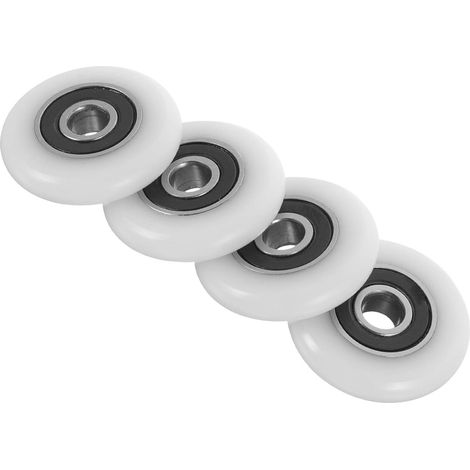 4 Piece Installation Enclosures Bathroom Rollers Sliding Shower Smooth (1/5)