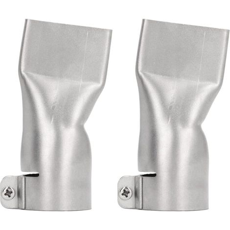Buse de soudage plate large 40 mm en acier inoxydable – pistolet thermique haute résistance, lot de 2 pièces (1/5)