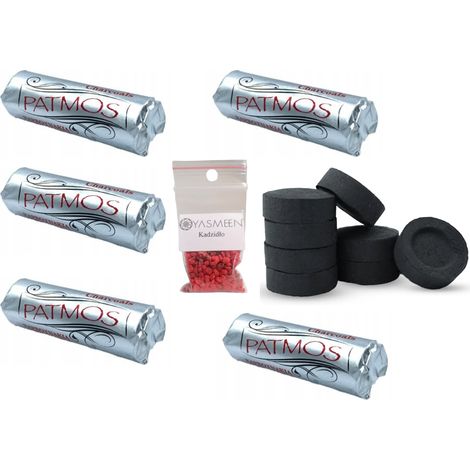 Carbone Yasmeen Bakhoor, 5 rotoli da 30 pezzi - 27 mm (1/3)