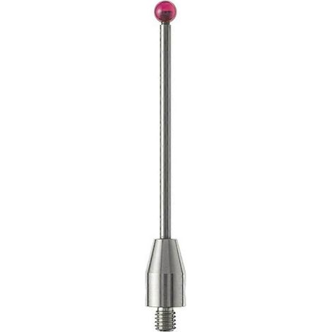 Zubehör für CMM-Tastkopfkomparatoren, Messteile, Gewindetaster und weißer Stahltaster, 3 mm Spitze, 50 mm Länge (1/5)