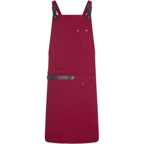 Delantal peto orgánico urbano Velilla 404215  Granate