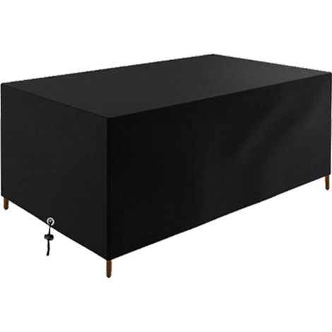 Housse Salon de Jardin,Housse de Table Jardin Rectangulaire, 180x110x70cm/LxWxH très résistant Housse de Protection pour Mobilier différentes Tailles Housse de Table de Jardin Extérieur (1/5)