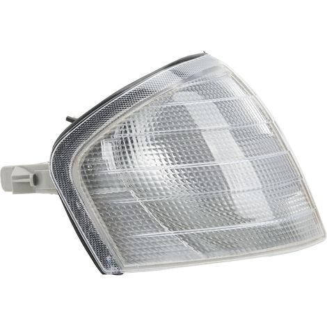 Feu de clignotant avant droit pour Mercedes W202 S202 1993-2001 - Ampoule de coin avant blanche de remplacement - Réf 2028261043 (1/5)