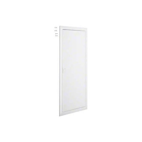 Hager VZ104N Caja eléctrica blanca empotrable 400 V