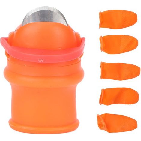 AUCUNE Coupe-pouce de jardin Couteau à pouce de jardin parfum support Petit couteau à pouce + 5 pochettes plastique (1/5)