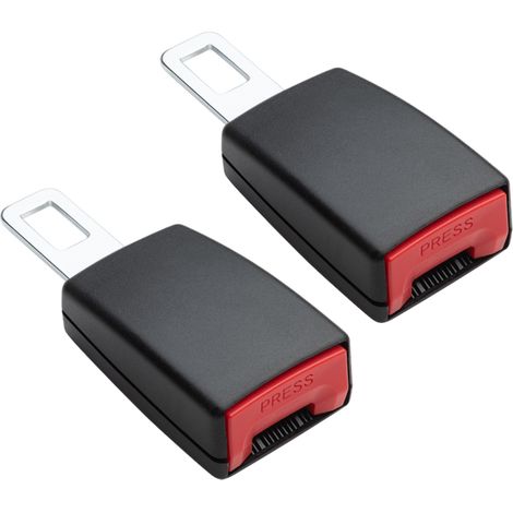 Irovami Rallonge de ceinture de sécurité auto, boucle d'extension, boucle de serrage, clip de ceinture de sécurité, pièces automobiles (2 pièces) (1/5)