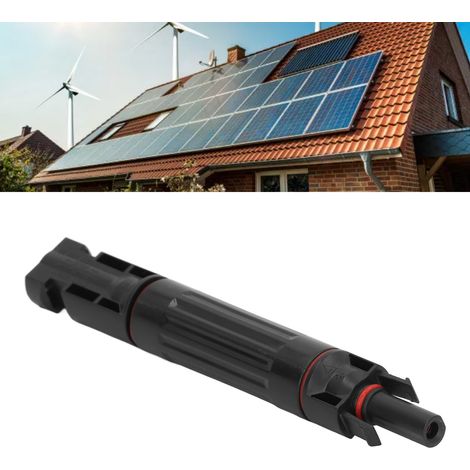 Connecteur de fusible photovoltaïque étanche IP67, porte-fusible 1000 V CC pour panneaux solaires et onduleurs dans les systèmes photovoltaïques, mâle et femelle, avec 1 fusible 20 A (1/5)