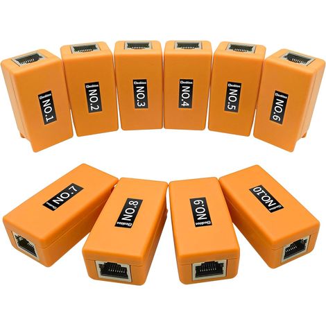 Probador de cables de red para cámaras CCTV, kit remoto, probador de cables de red, n.° 255, accesorios para cables, detección de cables de red RJ45 para probador de CCTV (1/5)