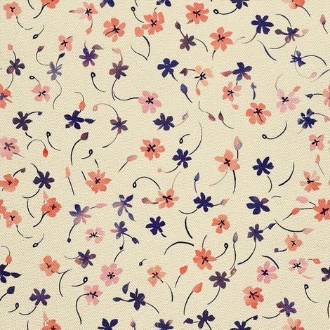 Tela decorativa para exteriores Oxford - Motivo de flores I DX5418 (1/5)