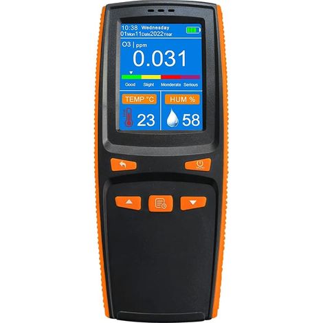 Ozondetektor, Ozondetektor, Ozonanalysator, Ozondetektor, O3-Ozonometer, Luftdetektor, Smart Sensor Ozonometer Luftverschmutzungsmonitor