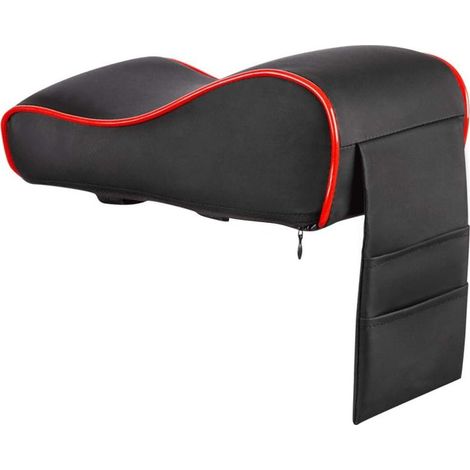 Accoudoir universel pour voiture en cuir PU, coussin de console centrale avec mousse mémoire, confort et style (1/5)