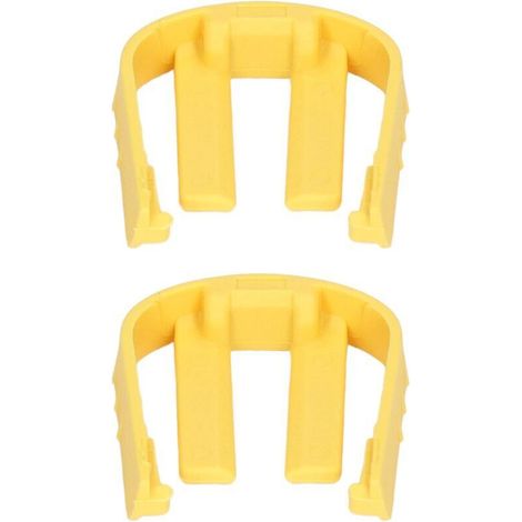 Ulisem Lot de 2 connecteurs rapides C-Clip, clip C de remplacement pour gâchette de nettoyeur haute pression Karcher K2 K3 K7 (jaune) (1/4)