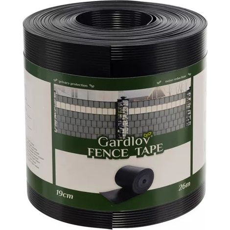 Cinta de vallado 19cmx26m 700gm2 antracita 23909