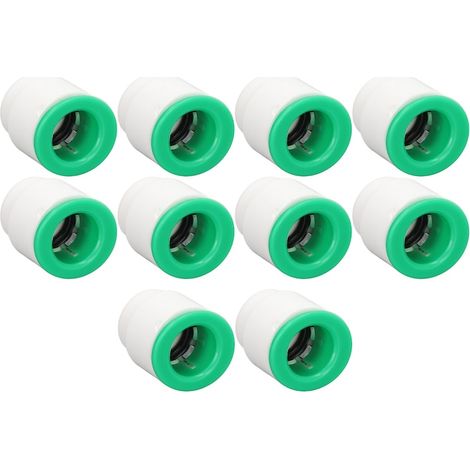 Lot de 10 bouchons de tuyau PPR 25 mm, obturateurs de plomberie 20 x 1,2 cm, capuchons pour installation sanitaire (1/5)