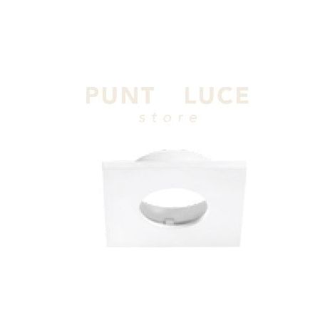 FARETTO FABRIC GU10 QUADRATO CUT OUT L.8,5CM IP44 BIANCO