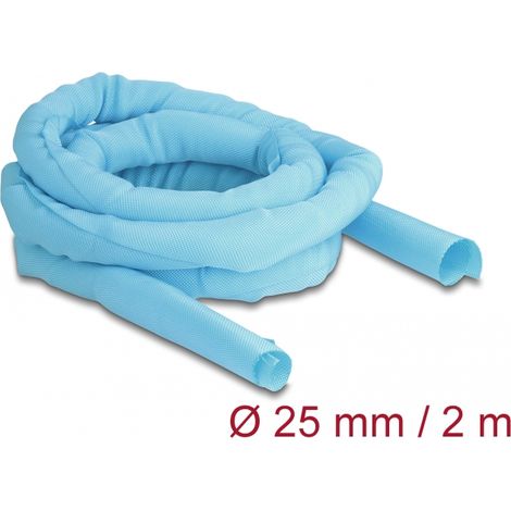 Delock Manga tejida de cierre automÃ¡tico resistente al calor 2 m x 25 mm azul