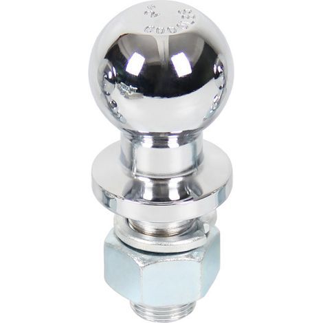 Boule d'attelage de remorque, Surface lisse et brillante, Structure compacte, antirouille, forte résistance avec filetage précis 50.8mm/2 pouces
