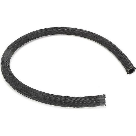 Tuyau de radiateur tressé en nylon et acier AN16 - 1 mètre/3,3 pieds pour conduites d'huile, de carburant et de gaz (1/5)