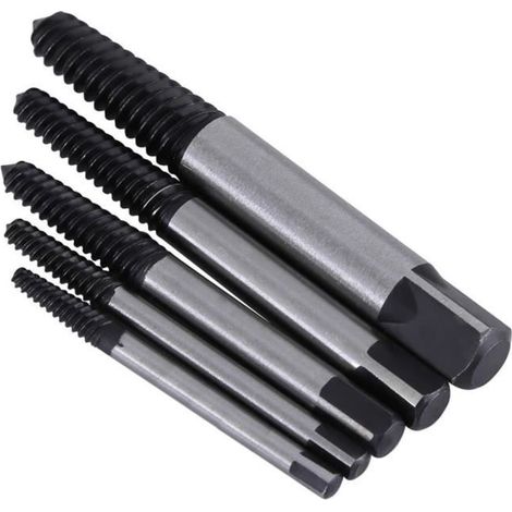 Extracteur de vis endommagé, 5 pièces / ensemble extracteur de vis cassée, boulons faciles à utiliser, attaches pour éliminer (1/4)