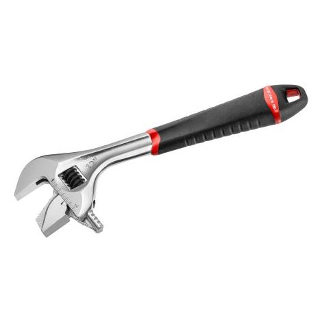 Facom – Clé à molette réversible 41mm – Longueur 301mm – Mors mobile pour serrage puissant sur tubes – Finition chrome brillant