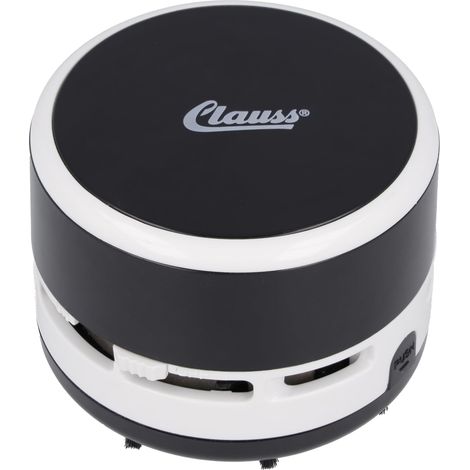 Aspirateur de Table Noir, Mini aspirateur comme Gadget de Bureau, Idéal pour Le Bureau, la Maison ou la Voiture, 2 x Piles AA (Non incluses), Facile à Nettoyer, CL-50001 00 (1/5)