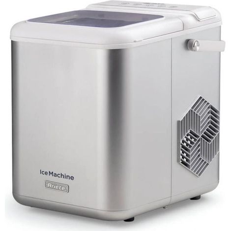 Ariete 651 Ice Machine Macchina per il Ghiaccio 170W 1,4L 12 Kg 24h colore Inox