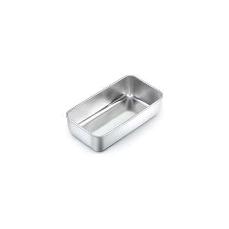 Moule à pain en acier inoxydable, moule à gâteau rectangulaire, 2214.56.5cm, Moule rectangulaire pour pain/gâteau/toast, Sain, Facile à nettoyer et résistant au lave-vaisselle (1/5)