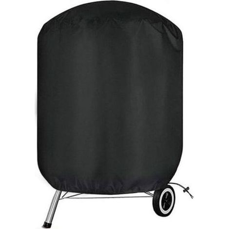 Housse Barbecue Weber, Bache Barbecue Weber Exterieur, 420D Oxford Imperméable Housse Barbecue Rond Weber, Noir(Φ71x79cm) (1/2)