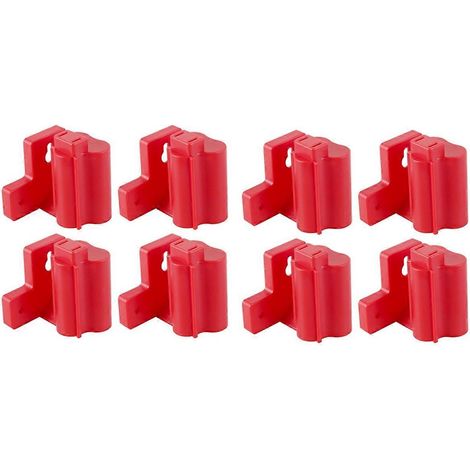 Ensemble de 4 supports et rangements pour batterie Milwaukee M12 12V (1/4)