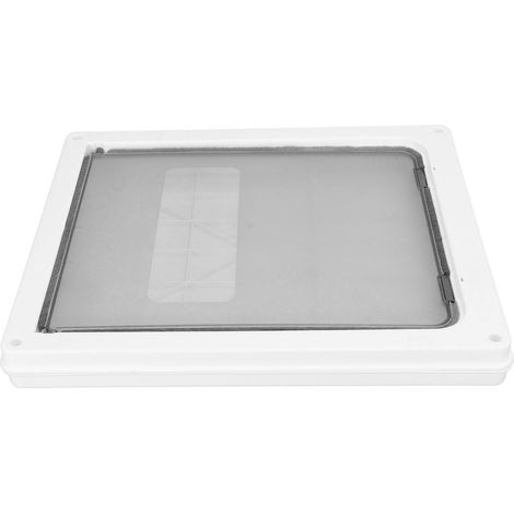 Chatière pour animaux de compagnie à fermeture automatique et accès contrôlable, en plastique, pour chats et chiens, blanche, taille S (1/5)