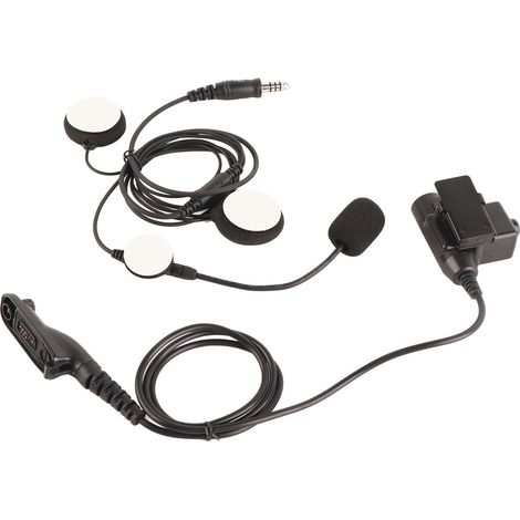 7,1 mm In-Ear-Motorradhelm-Kopfhörer mit PTT-Taste U94, kompatibel mit Motorola XIR P8268, P8668, DP4400 und DP4800. (1/5)