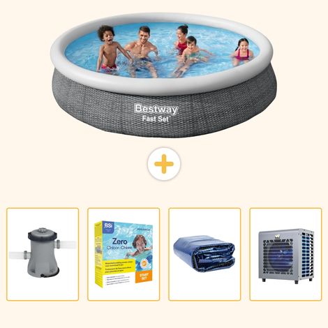 Bestway Bestway Fast Set Ronde - 366x76 cm - 5-pièces  S331 (1/5)
