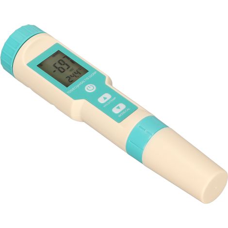 Stylo testeur de qualité de l'eau 7 en 1 : TEM, EC, TDS, ORP, pH, salinité, densité. Moniteur de qualité de l'eau pour la consommation domestique, l'hydroponie et les piscines. (1/4)
