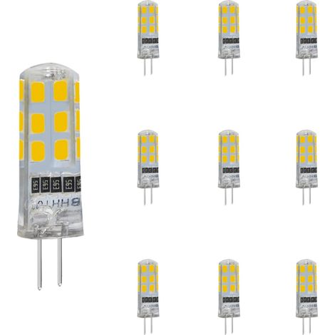 Perles LED G4, broches LED, basse tension, 220 V 3 W, ampoule cristal, haute luminosité, tricolore réglable. 10 pièces (1/5)