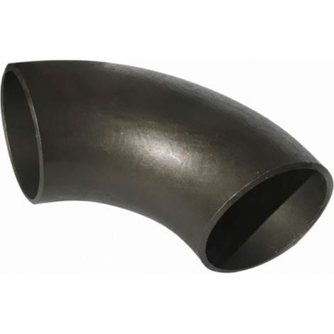 Schweißbogen Stahl schwarz, 90° in 26x34